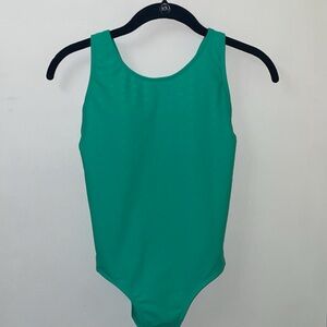 Girl’s Kelly Green Swimsuit Size 12 NWOT